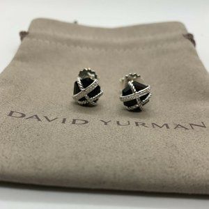 David Yurman Black Onyx Wrap Earrings